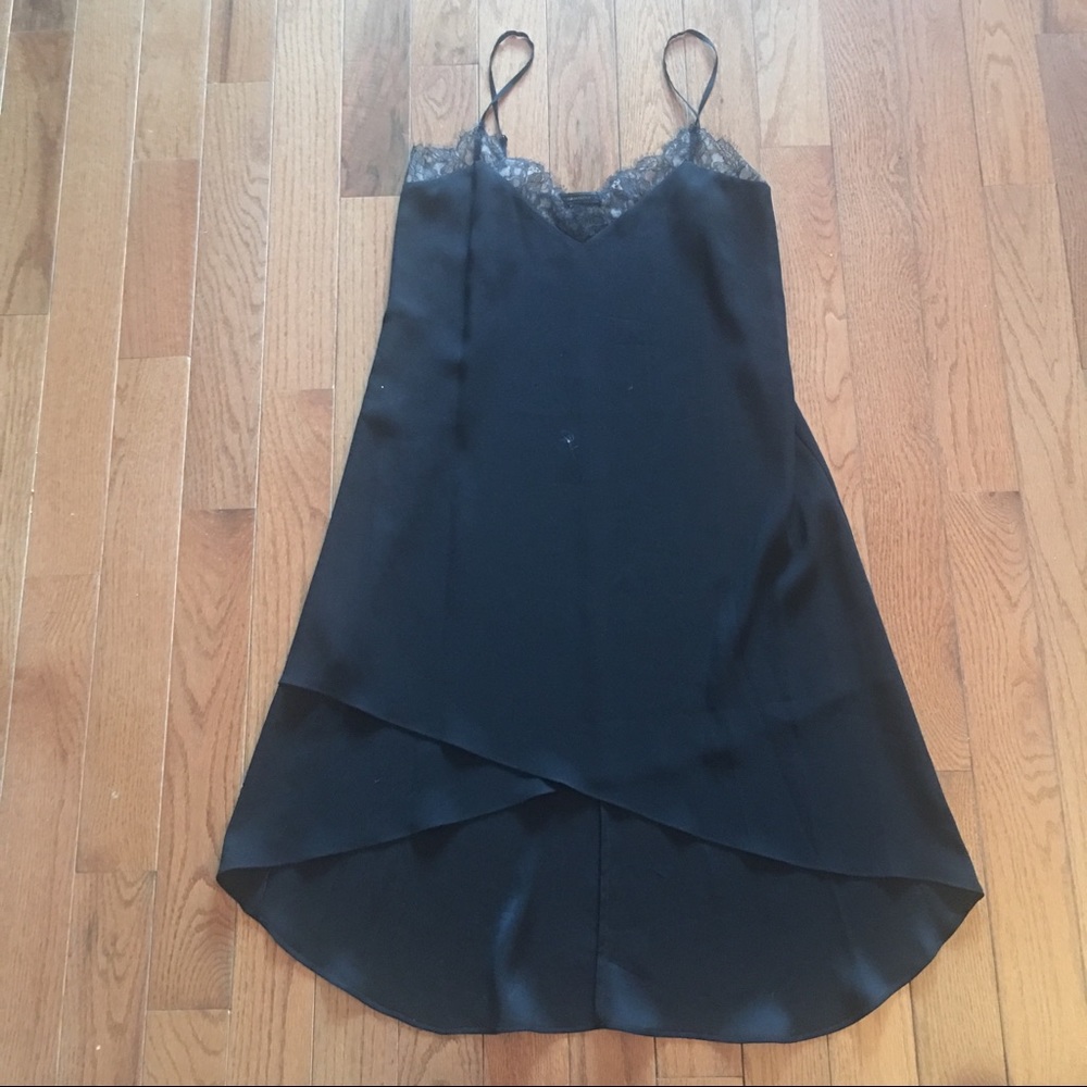BCBG Slip dress with lace detail